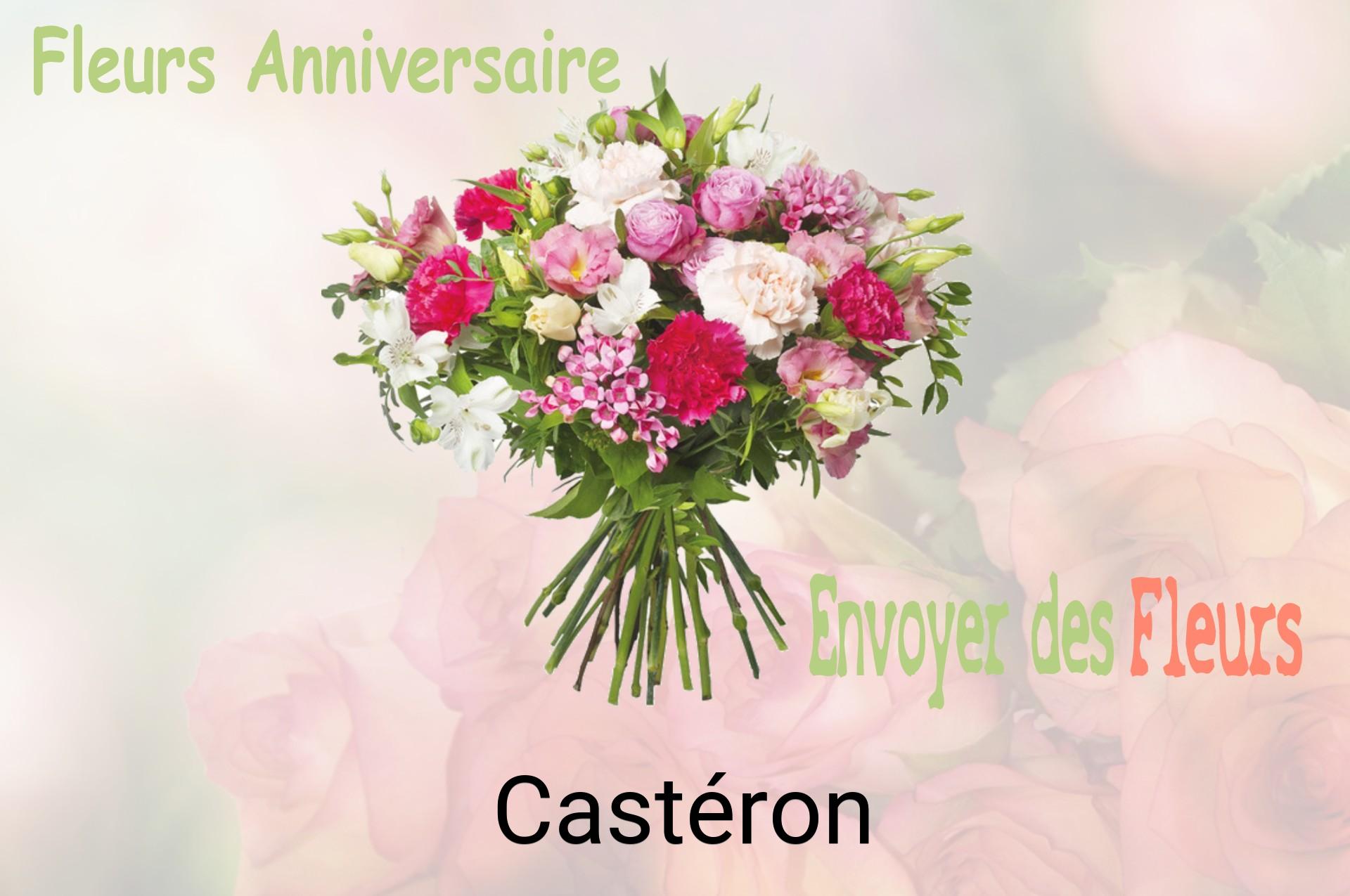 Bouquet de fleurs d’anniversaire livré à Castéron